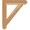 Ekena Millwork Traditional Arts & Crafts Rough Sawn Bracket, Western Red Cedar, 4"W x 24"D x 28"H BKT04X24X28TRA03RWR - alternate 2